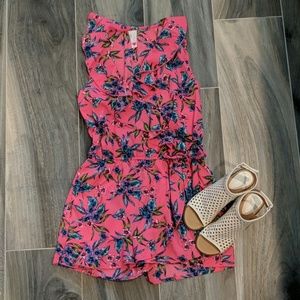 Romper flutter tropical design